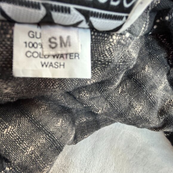 Blanco Negro Womens Open Front Kimono Cardigan Jacket Small Black Cotton Pockets - Picture 4 of 9